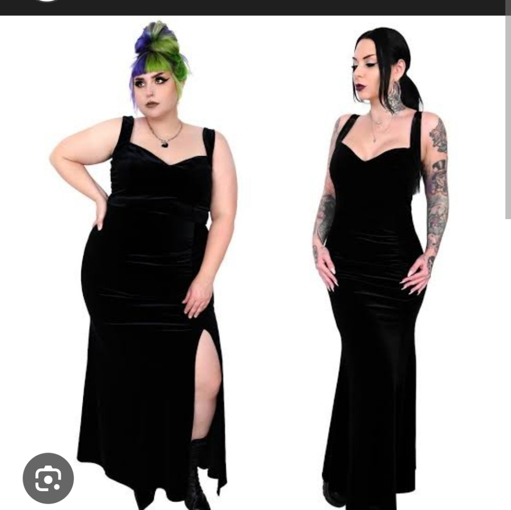 Foxblood Melissa Velvet Gown